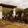 Arriving at Renacer Hostel, Villa de Leyva, Horse backriding in Villa de Leyva. -Colombian-Highlands-