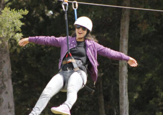 Canoppying (Zipling) and Tibetan - type bridges