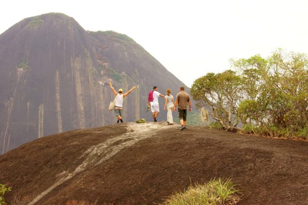 Summit in Cerro Mavecure, background Cerro Pajarito, Guainia, Colombia walking tour with Colombian Highlands Summit in Cerro Mavecure, background Cerro Pajarito, Guainia, Colombia walking tour with Colombian Highlands